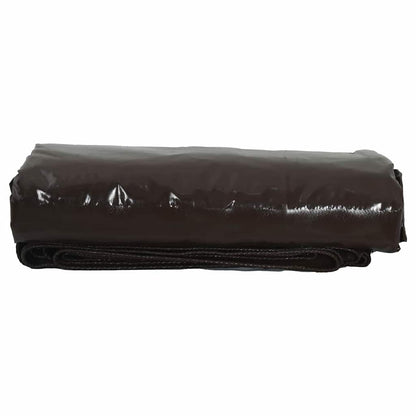 Telo 650g / m² Marrone 1 x 2,5 m Tela con rivestimento in PVC