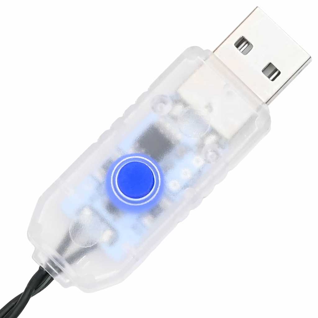 Albero di Natale artificiale con 150 LED Verde 180 cm PVC