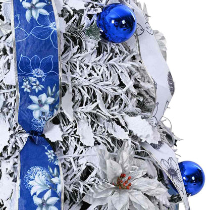 Albero di Natale artificiale con 200 LED Verde 210 cm PVC