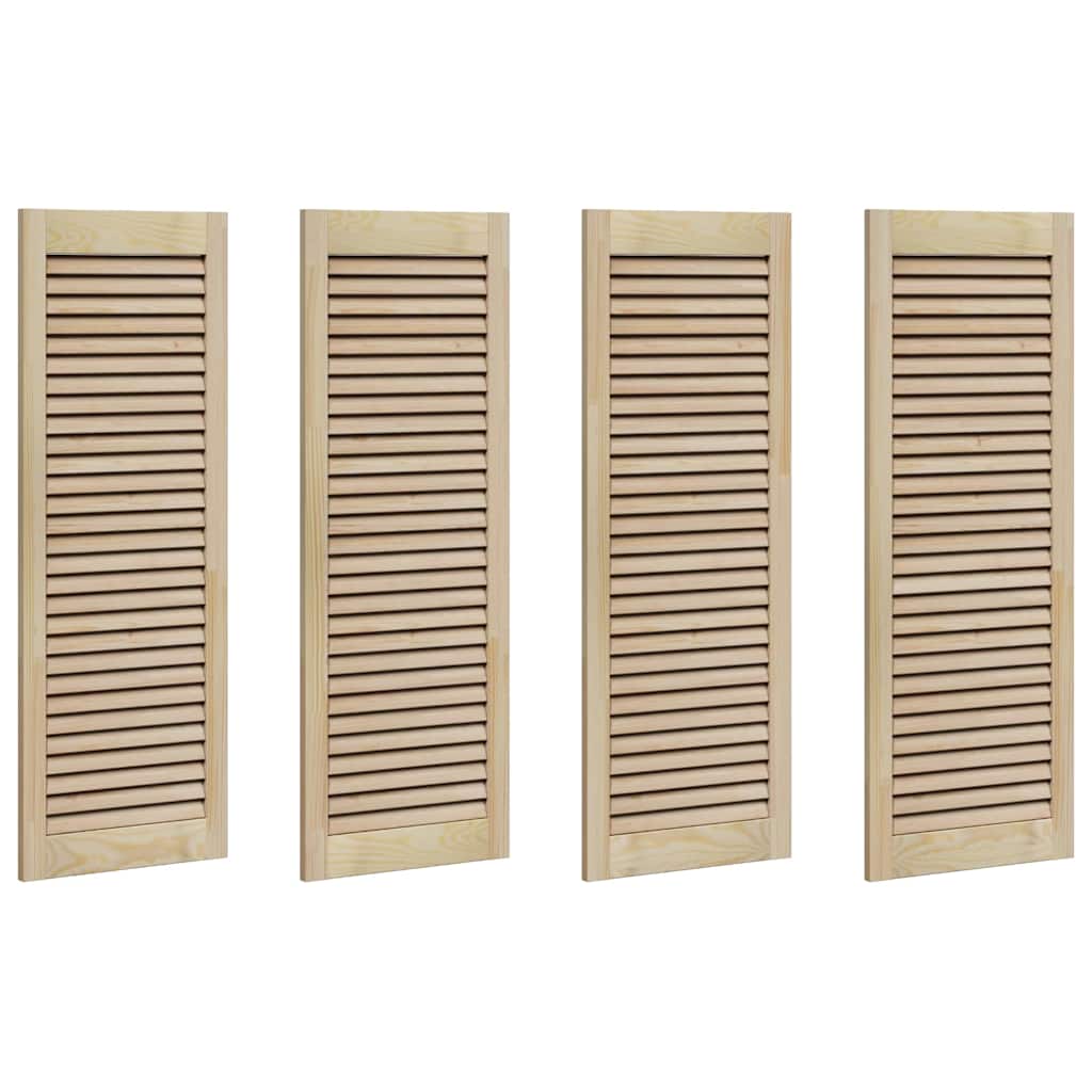 Porte per Armadi con porta 4 pcs Marrone 110 x 39.5 x 2.1 cm