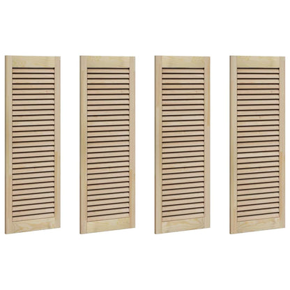Porte per Armadi con porta 4 pcs Marrone 110 x 39.5 x 2.1 cm