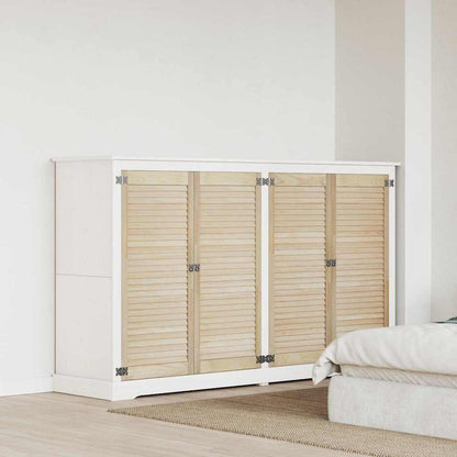 Porta per Armadio 4 pcs Naturale 140.5 x 2.1 x 49.5 cm