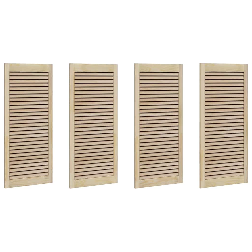 Porta per Armadio 4 pcs Naturale 140.5 x 2.1 x 49.5 cm