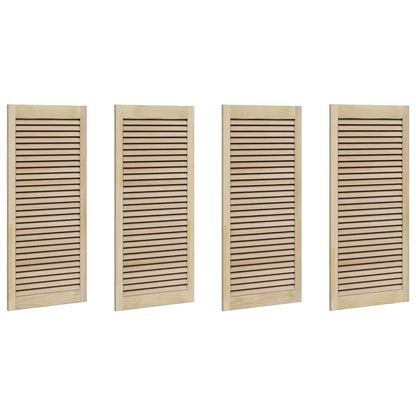 Porta per Armadio 4 pcs Naturale 140.5 x 2.1 x 49.5 cm