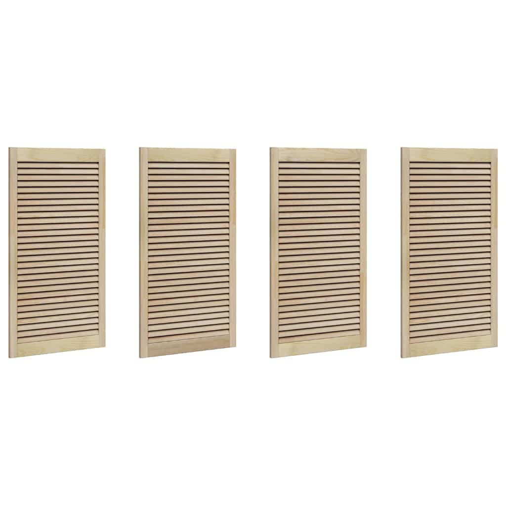 Porta per Armadio 4 pcs Naturale 140.5 x 2.1 x 49.5 cm
