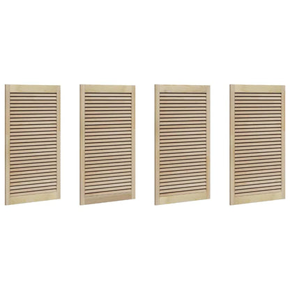 Porta per Armadio 4 pcs Naturale 140.5 x 2.1 x 49.5 cm
