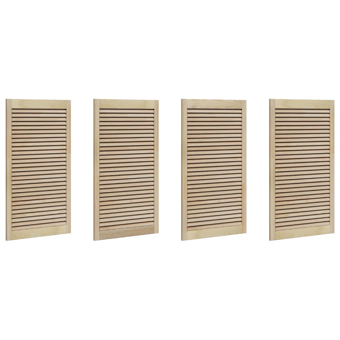 Porta per Armadio con porta 4 pcs Naturale 110 x 2,1 x 59,5 cm