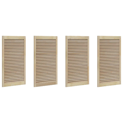 Porta per Armadio con porta 4 pcs Naturale 110 x 2,1 x 59,5 cm