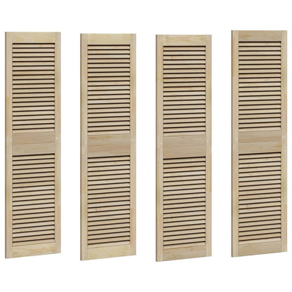 Porta per Armadio 4 pcs Naturale 140.5 x 2.1 x 49.5 cm