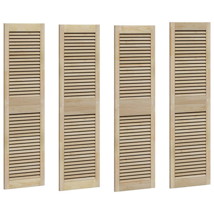 Porta per Armadio 4 pcs Naturale 140,5 x 2,1 x 39,5 cm