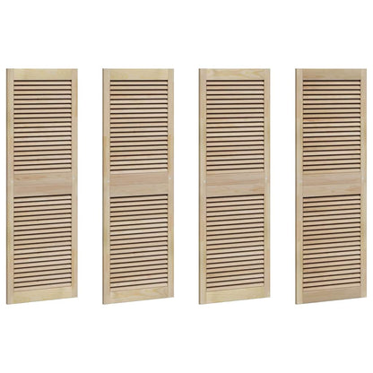 Porta per Armadio 4 pcs Naturale 140.5 x 2.1 x 49.5 cm