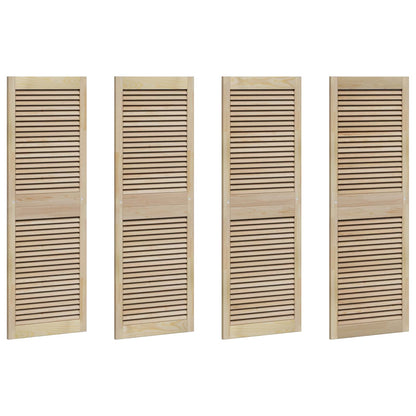 Porta per Armadio con porta 4 pcs Naturale 140.5 x 2 x 59.5 cm