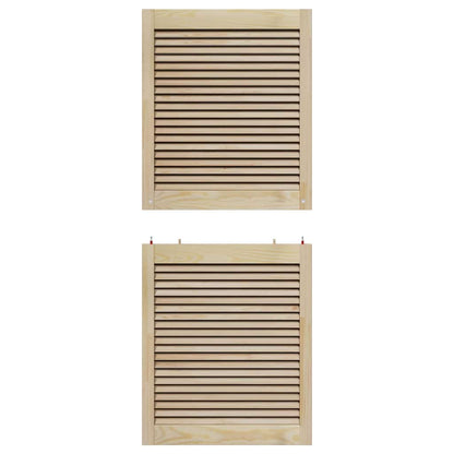 Porta per Armadio 4 pcs Naturale 140.5 x 2.1 x 49.5 cm