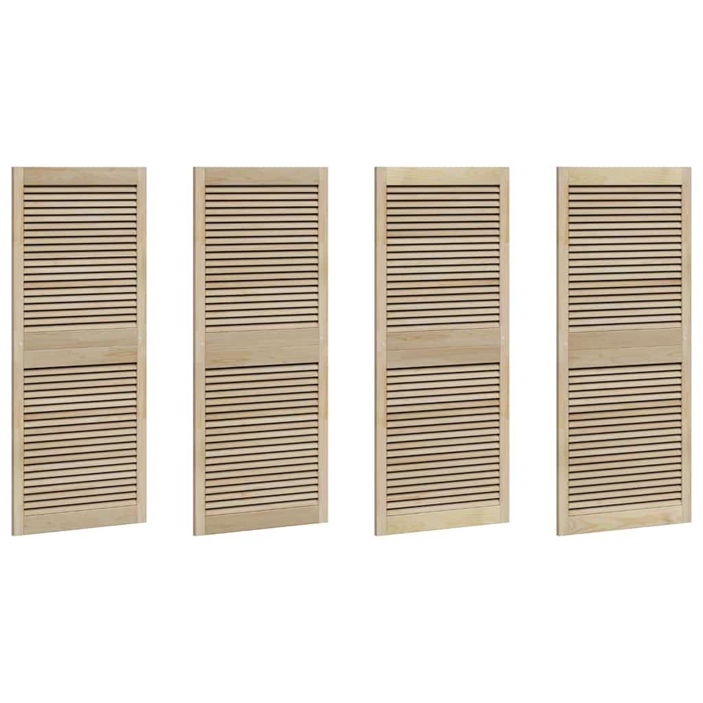 Porta per Armadio 4 pcs Naturale 140.5 x 2.1 x 49.5 cm