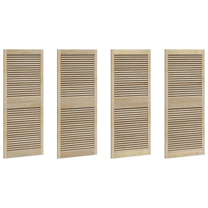 Porta per Armadio 4 pcs Naturale 140.5 x 2.1 x 49.5 cm