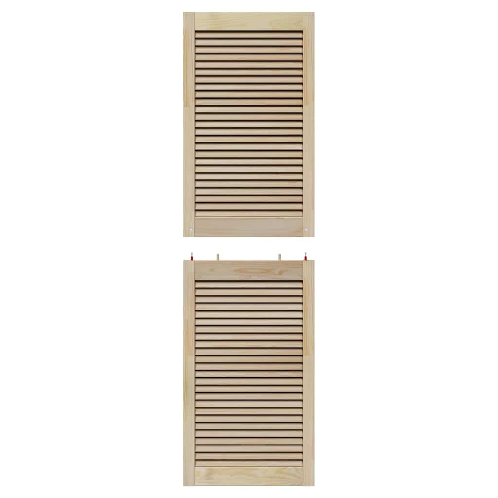 Porte per Armadi con porta 4 pcs Marrone 170 x 49.5 x 2.1 cm