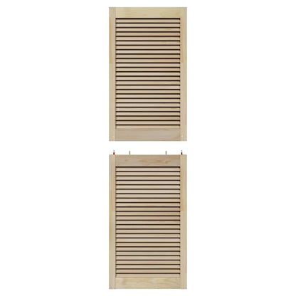 Porte per Armadi con porta 4 pcs Marrone 170 x 49.5 x 2.1 cm