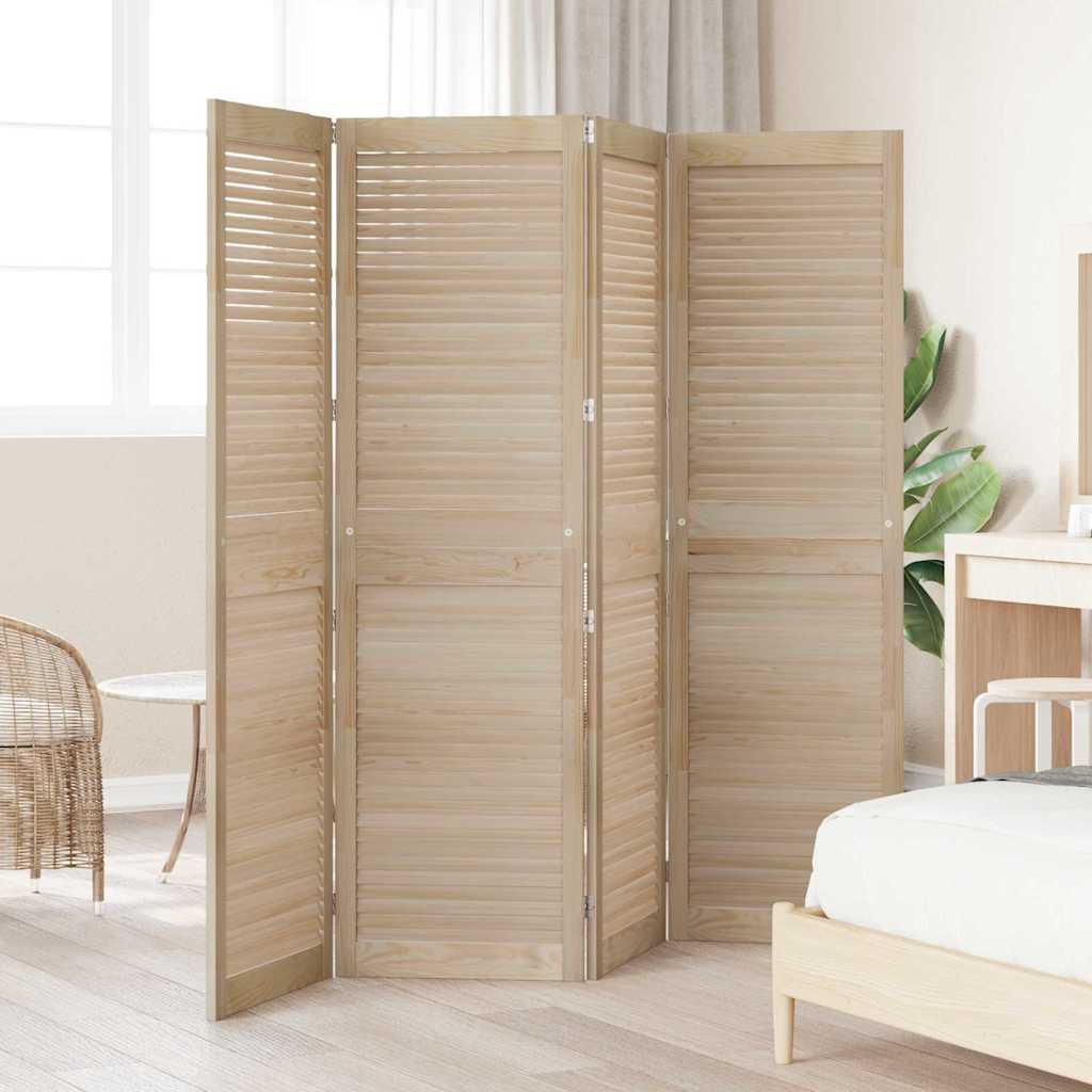 Porta per Armadio 4 pcs Naturale 140.5 x 2.1 x 49.5 cm