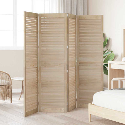 Porta per Armadio 4 pcs Naturale 140.5 x 2.1 x 49.5 cm