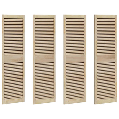 Porta per Armadio 4 pcs Naturale 140.5 x 2.1 x 49.5 cm