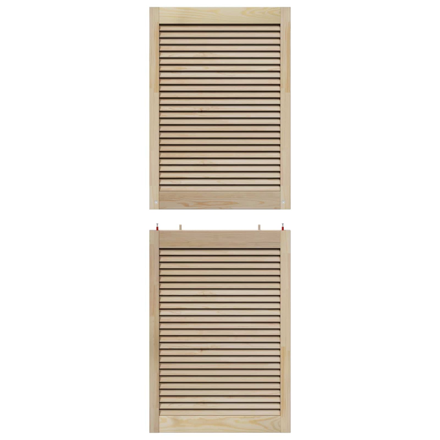 Porta per Armadio con porta 4 pcs Naturale 170 x 2,1 x 59,5 cm