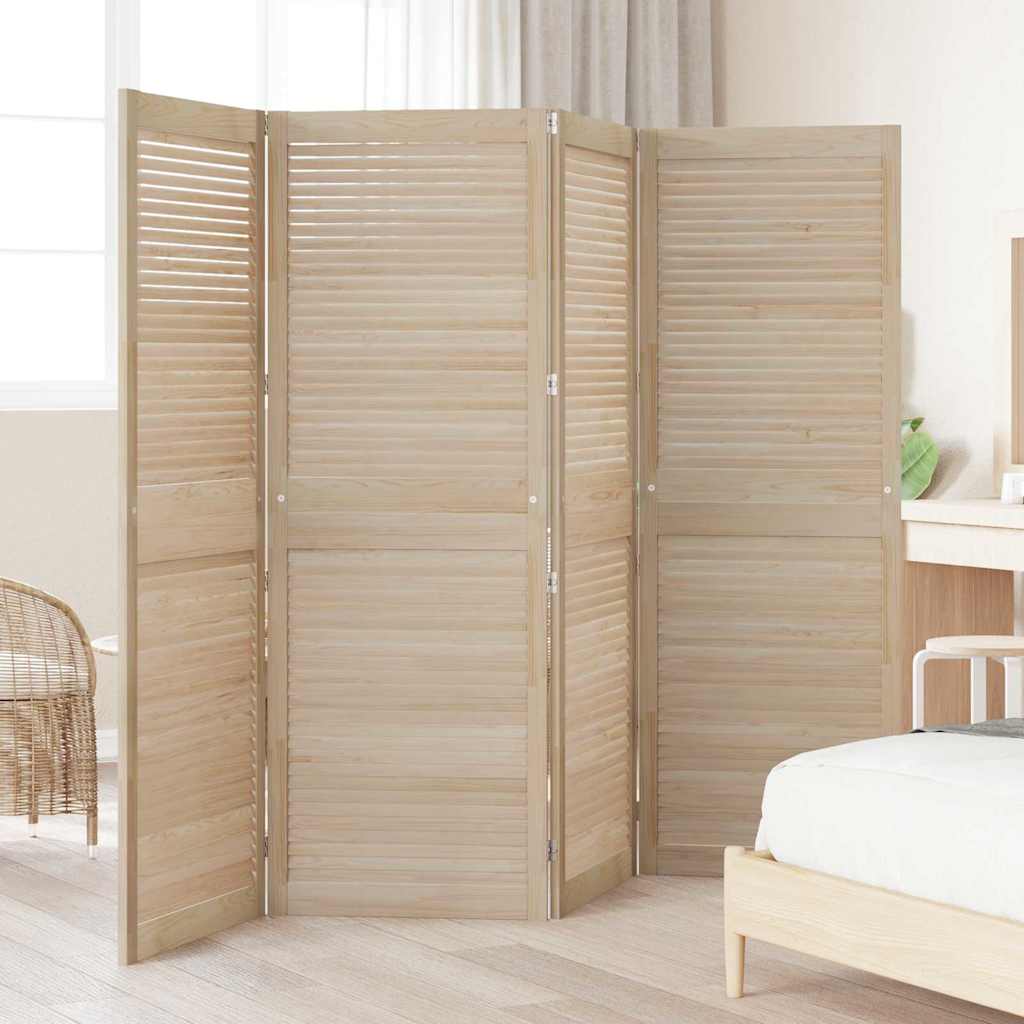 Porta per Armadio 4 pcs Naturale 140.5 x 2.1 x 49.5 cm
