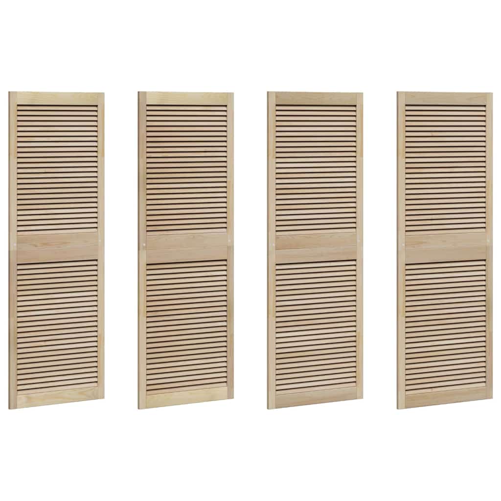 Porta per Armadio 4 pcs Naturale 140.5 x 2.1 x 49.5 cm