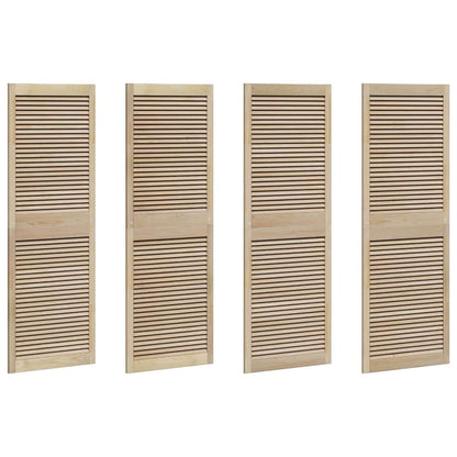 Porta per Armadio 4 pcs Naturale 140.5 x 2.1 x 49.5 cm