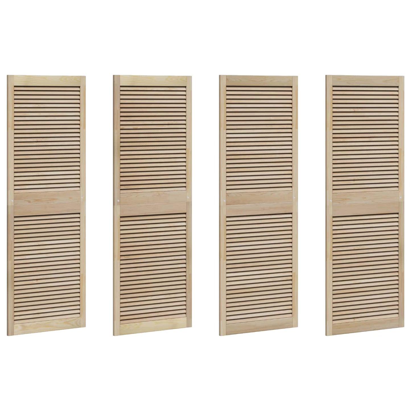 Porta per Armadio con porta 4 pcs Naturale 170 x 2,1 x 59,5 cm