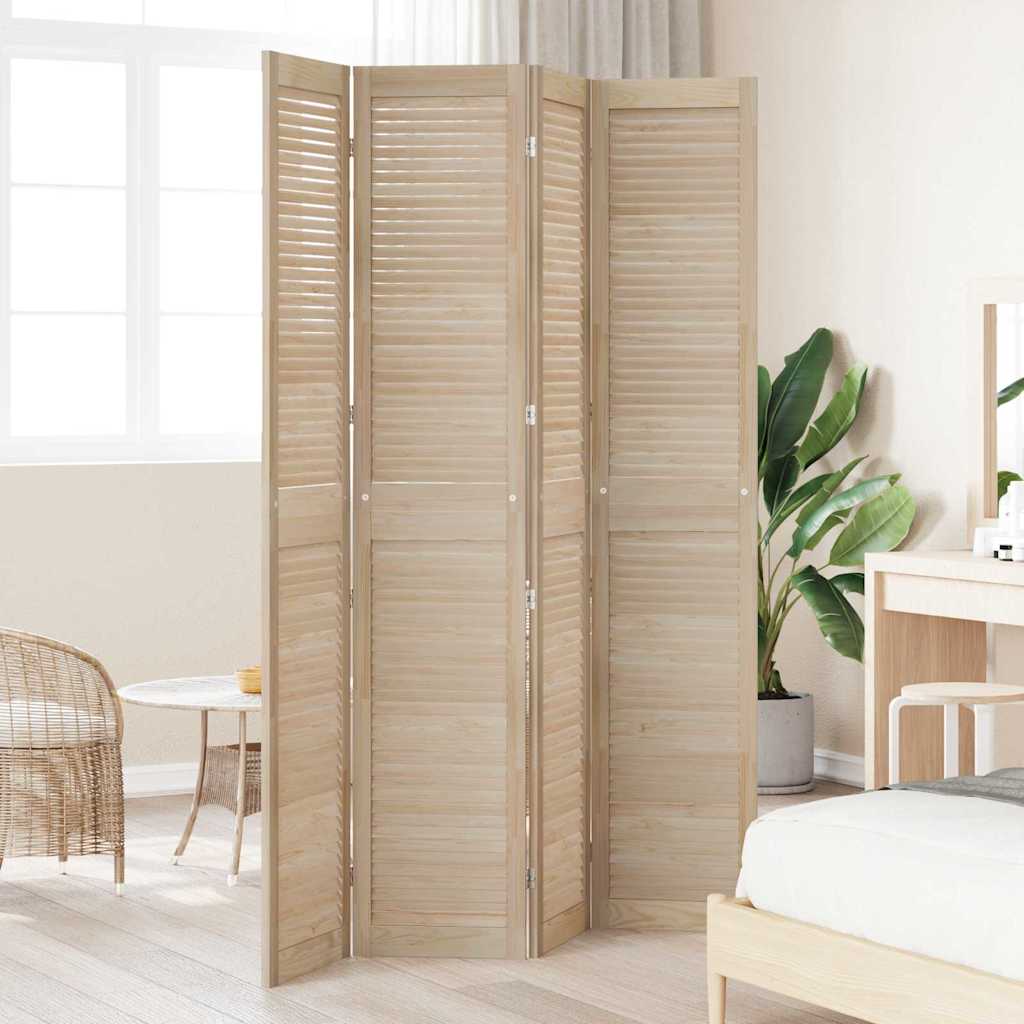 Porta per Armadio 4 pcs Naturale 140.5 x 2.1 x 49.5 cm