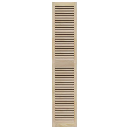 Porte per Armadi con porta 4 pcs Marrone 201 x 39.5 x 2.1 cm