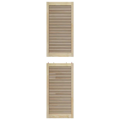 Porte per Armadi con porta 4 pcs Marrone 201 x 49.5 x 2.1 cm