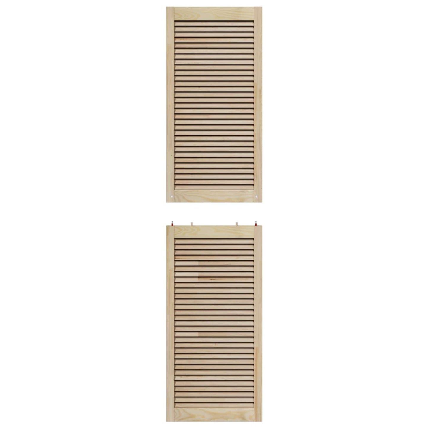Porta per Armadio con porta 4 pcs Naturale 140.5 x 2 x 59.5 cm