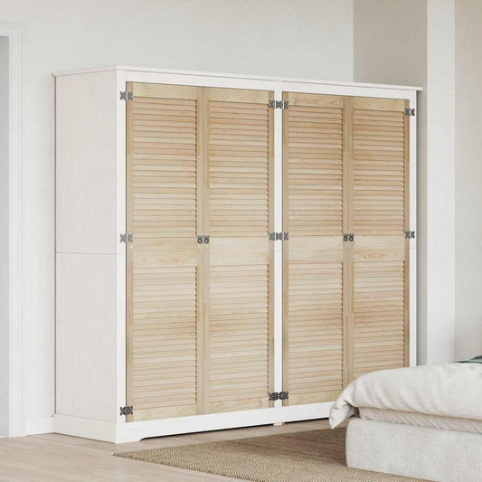 Porte per Armadi con porta 4 pcs Marrone 201 x 49.5 x 2.1 cm