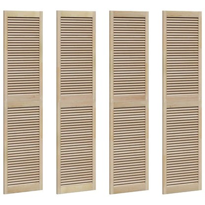 Porte per Armadi con porta 4 pcs Marrone 201 x 49.5 x 2.1 cm