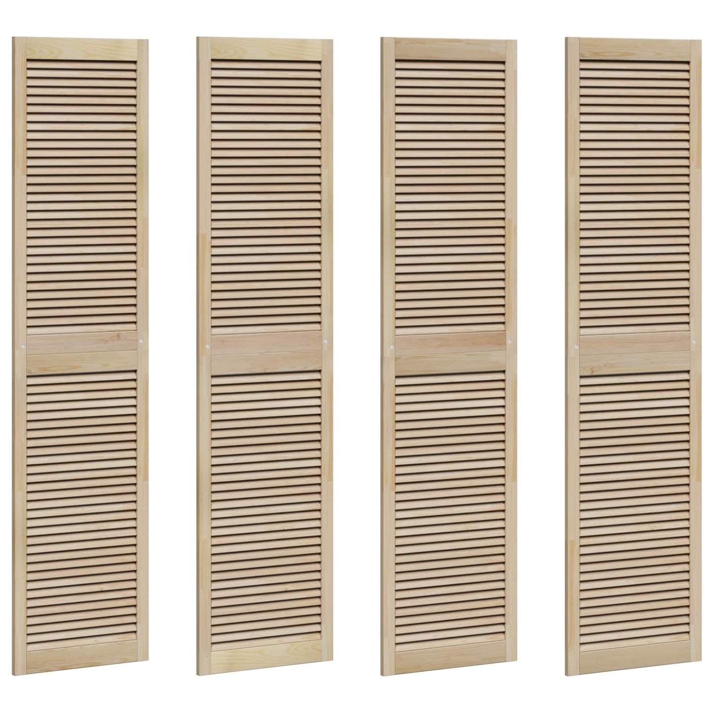 Porta per Armadio con porta 4 pcs Naturale 201 x 2,1 x 49,5 cm | homemem39