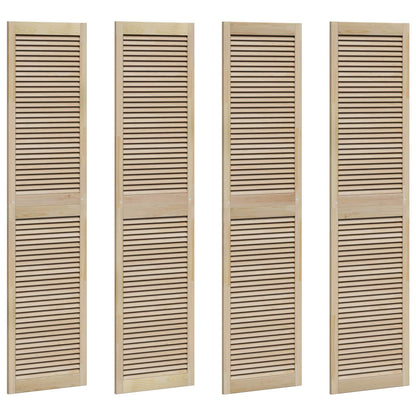 Porta per Armadio con porta 4 pcs Naturale 140.5 x 2 x 59.5 cm