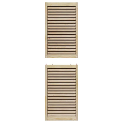 Porte per Armadi con porta 4 pcs Marrone 201 x 59.5 x 2.1 cm