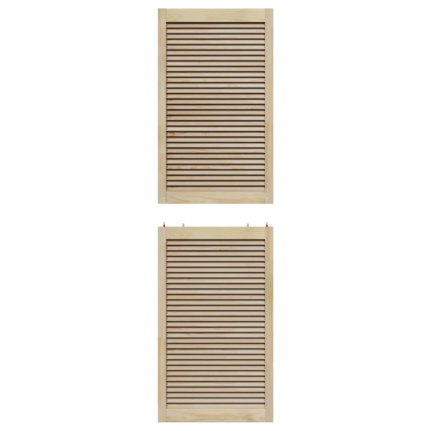 Porta per Armadio con porta 4 pcs Naturale 201 x 2,1 x 59,5 cm | homemem39