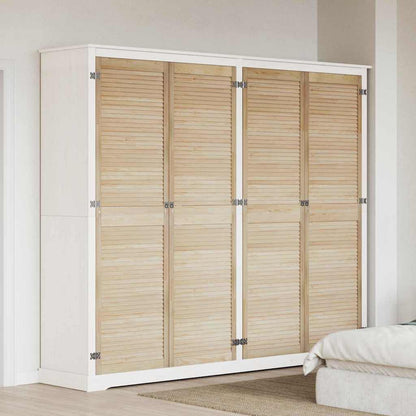 Porta per Armadio 4 pcs Naturale 140.5 x 2.1 x 49.5 cm