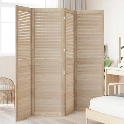Porta per Armadio con porta 4 pcs Naturale 201 x 2,1 x 59,5 cm | homemem39