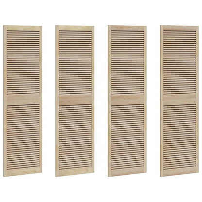 Porte per Armadi con porta 4 pcs Marrone 201 x 59.5 x 2.1 cm