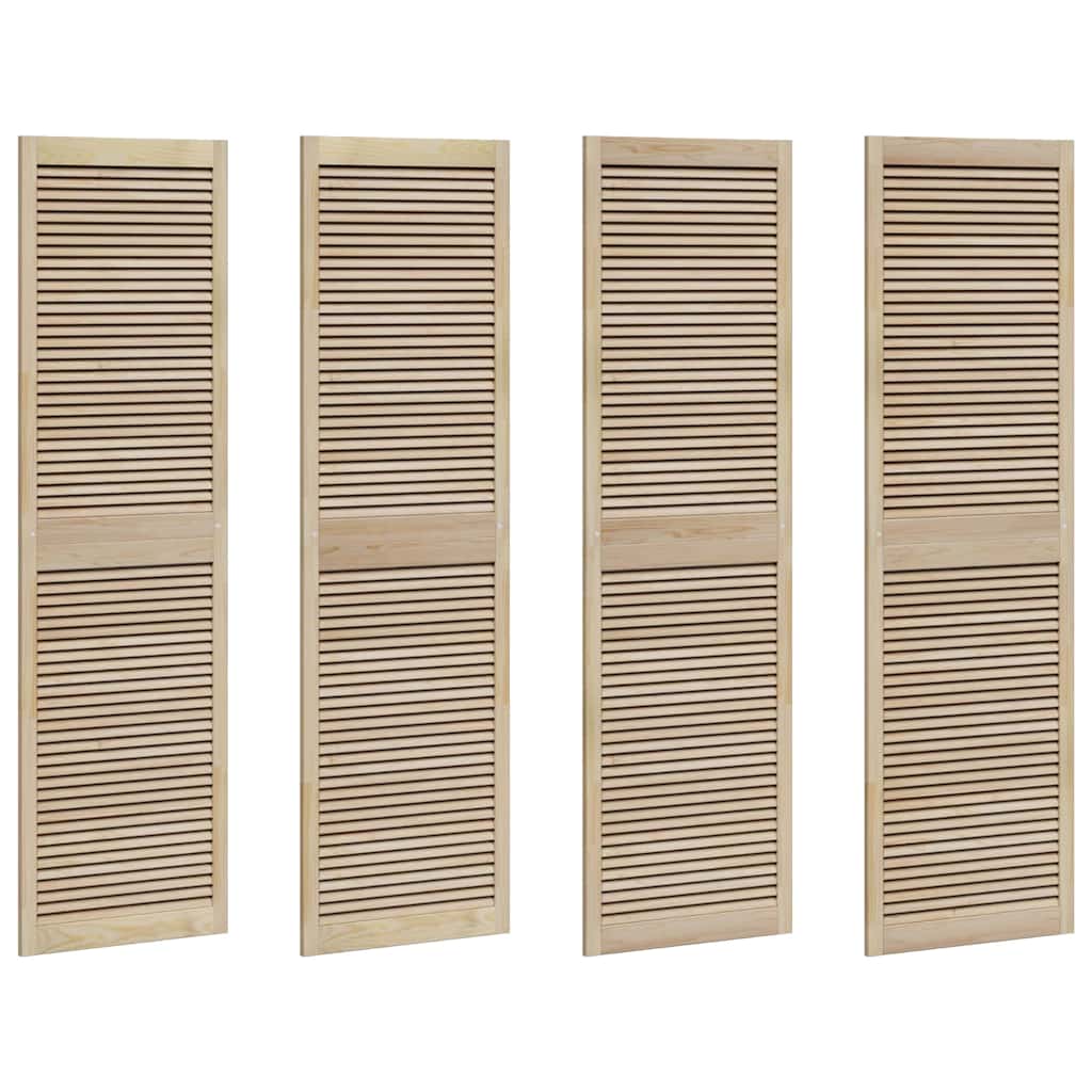 Porta per Armadio 4 pcs Naturale 140.5 x 2.1 x 49.5 cm