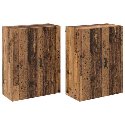 Armadi da Muro 2 pcs Legno vecchio 69.5 x 34 x 90 cm - homemem39