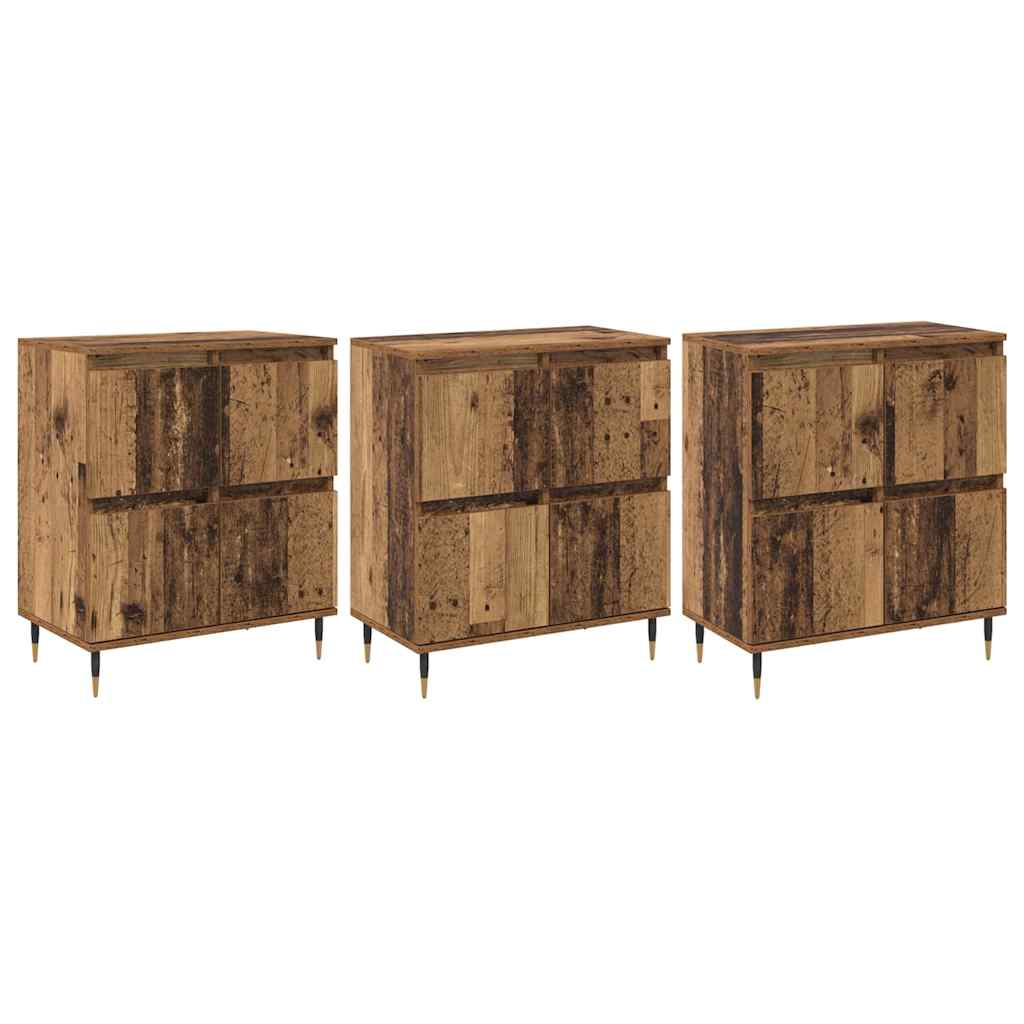 Sideboards 3 pcs Legno vecchio 180 x 35 x 70 cm - homemem39