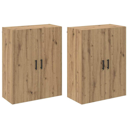 Armadi da Muro 2 pcs rovere artigianale 69.5 x 34 x 90 cm