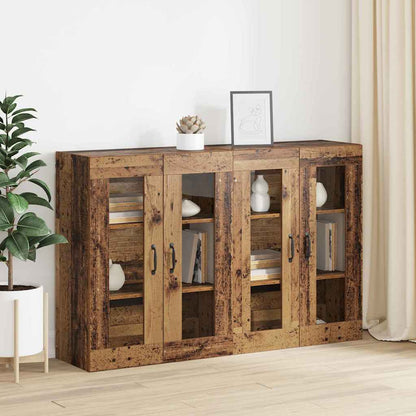 Armadi da Muro 2 pcs Legno vecchio 69,5 x 34 x 90 cm - homemem39