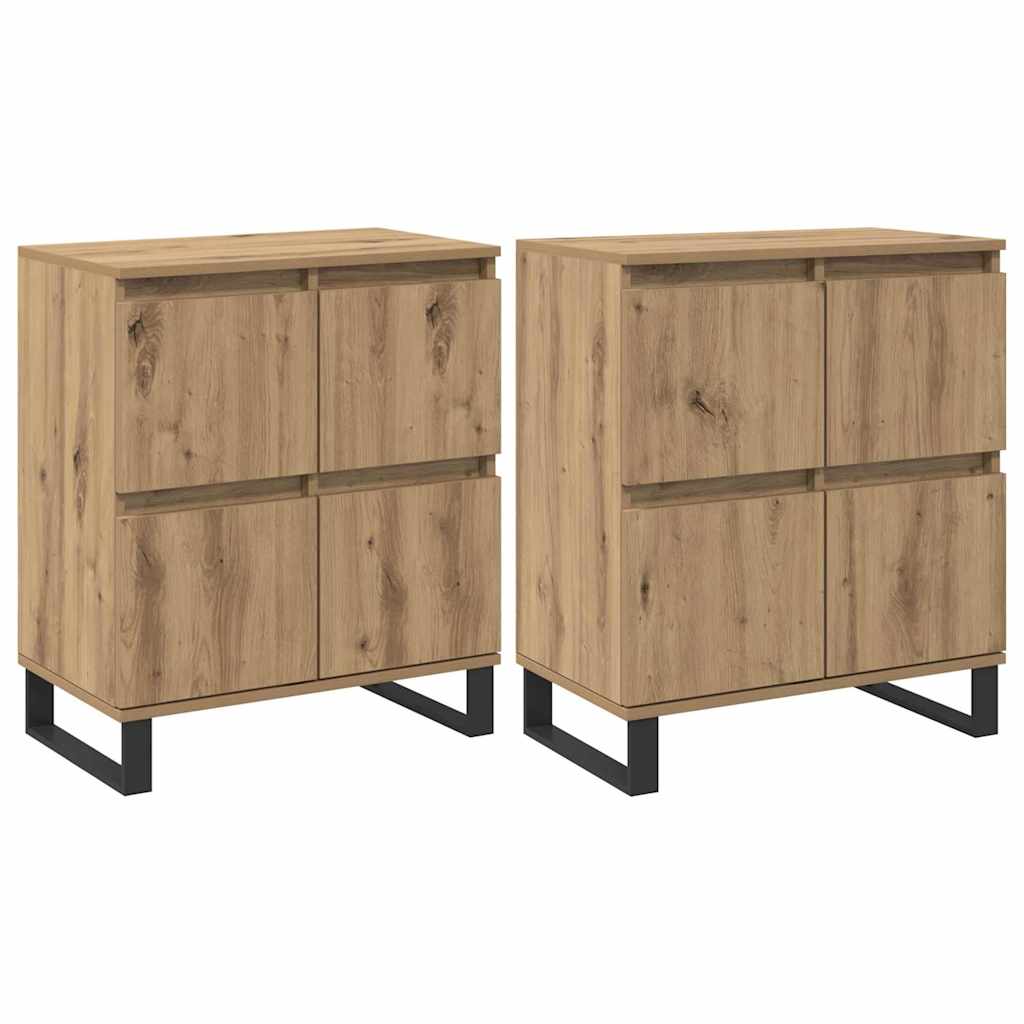Sideboards 2 pcs rovere artigianale 120 x 35 x 70 cm - homemem39