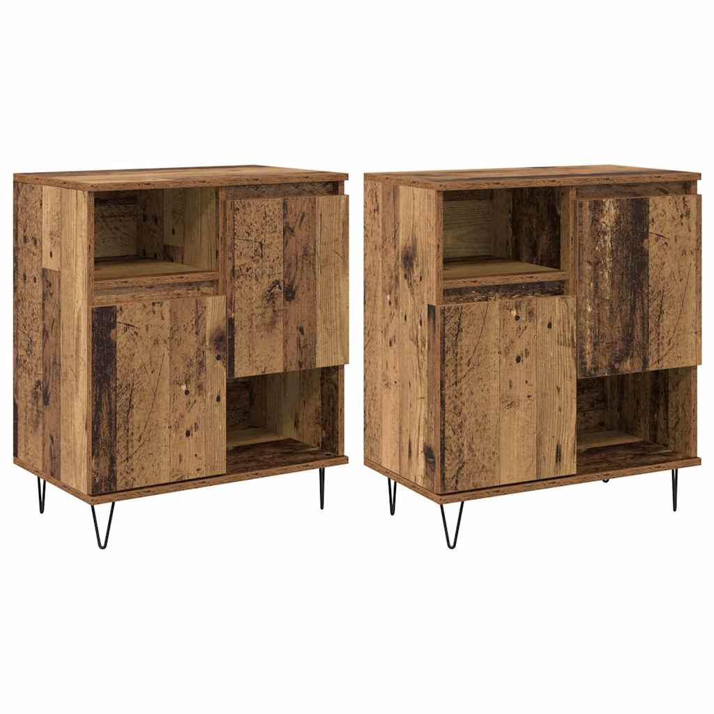 Sideboards 2 pcs Legno vecchio 120 x 35 x 70 cm - homemem39