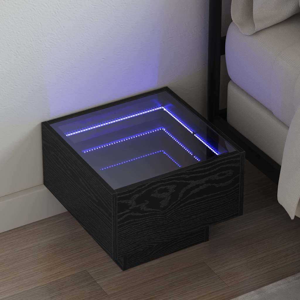 Tavolino da salotto Rovere Nero 40 x 40 x 30 cm | homemem39